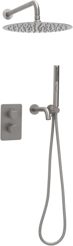 Душевая система Allen Brau Priority 5.31014-BN встраиваемая в стену цвет никель с термостатом - фото 2