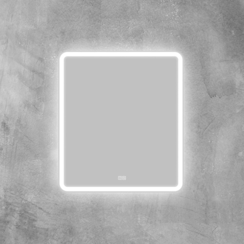 Зеркало в ванную BelBagno Marino SPC-MAR-700-800-LED-TCH-WARM 70х80 цвет серый - фото 3