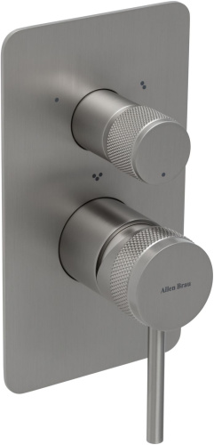 Смеситель для ванны с душем Allen Brau Priority 5.31A11-BN встраиваемый в стену никель - фото 3