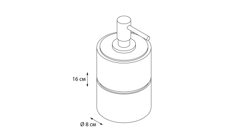 Диспенсер жидкого мыла Fixsen Nero FX-240-1 - фото 2
