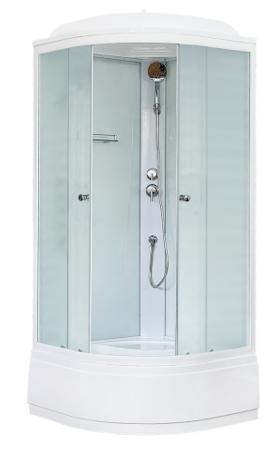 Душевая кабина Royal Bath CK RB90CK5-WC 90х90 четверть круга с крышей ориентация универсальная