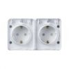 Розетка 2-ая с/з со шторками 16А Systeme Electric AtlasDesign (АтласДесигн) ATN540126