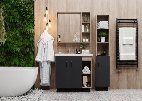 Тумба под раковину Onika Тимбер 108046 77х45х68 напольная - фото 2