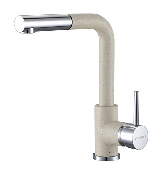 Смеситель для кухни Paulmark KASSEL Ka214311-328 на раковину бежевый