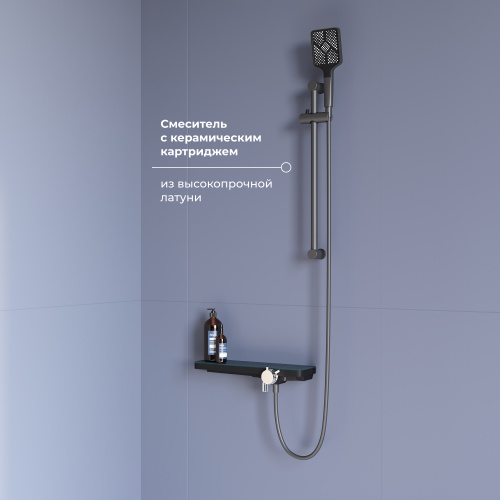 Душевой гарнитур RGW 69140541-11 настенный серый - фото 2