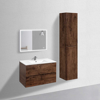 Тумба под раковину Vincea Mia VMC-2MC900RW 91х50х46 подвесная цвет коричневый