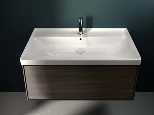 Раковина из санфаянса Hatria CANALGRANDE Y1EL01 100х50 подвесная цвет белый - фото 2