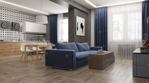 Кварцвиниловая плитка Alpine Floor Parquet LVT ECO-16-15 Дуб Исида толщина 0.25 см 43 класс 590х118 - фото 2