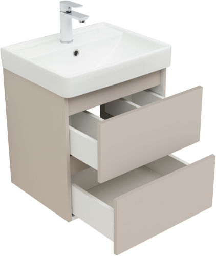 Тумба под раковину Aquanet Вега 2.0 00337940 48х40х50 подвесная цвет бежевый - фото 2