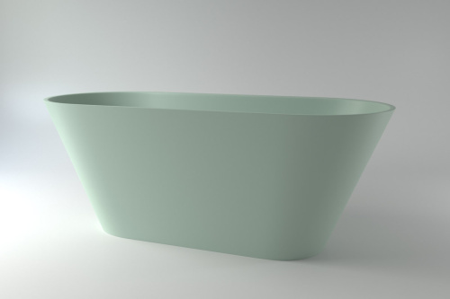 Ванна из искусственного камня Holbi SELENA 1.01.006.11.3 161х68 отдельностоящая овальная