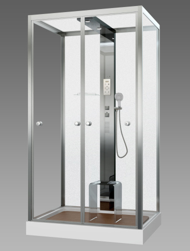 Душевая кабина AvaCan Z122MTSTEAM 120х90 прямоугольная с крышей ориентация универсальная - фото 4