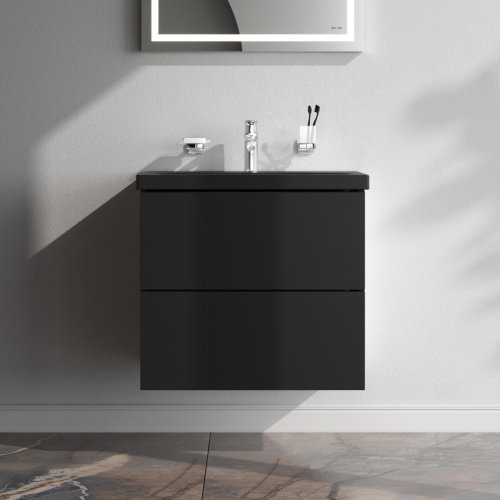 Тумба под раковину Am.Pm Gem M90FHX06022BM 60х41х54 подвесная цвет черный
