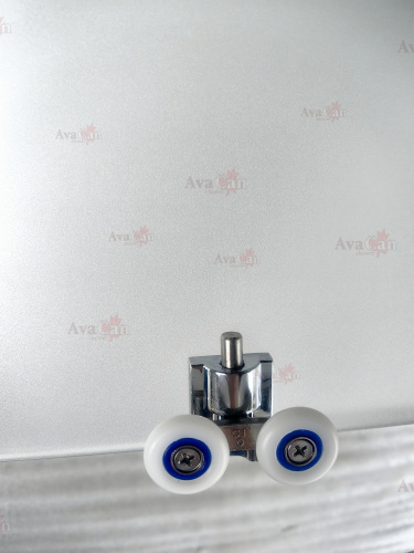 Душевая дверь AvaCan FC2-190MT 210х195 стекло матовое профиль хром глянцевый - фото 2