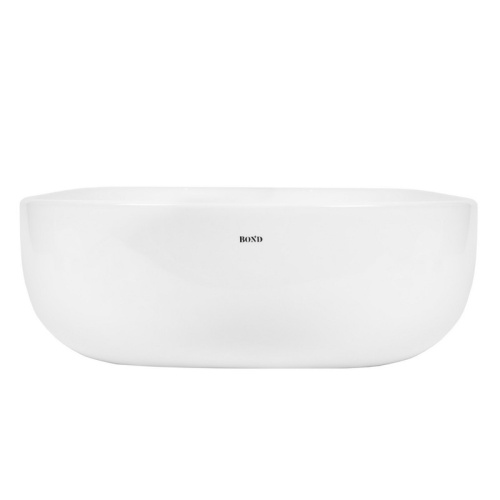 Раковина из сантехнического фарфора Bond Oval S59-600 60х40 накладная цвет белый глянцевый - фото 5