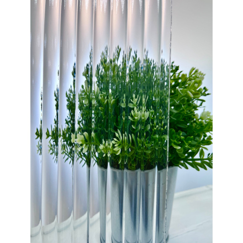 Душевая перегородка RGW Walk In 06100807-156 70х195 стекло рифленое профиль золото глянцевое - фото 3