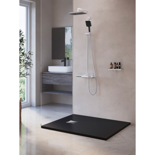 Душевой поддон RGW Stone Tray 16152913-02 90х130 искусственный камень серый без ножек - фото 2