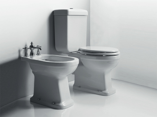 Чаша унитаза напольная Simas LO 921 bia цвет белый без бачка без сиденья каскадный смыв - фото 2