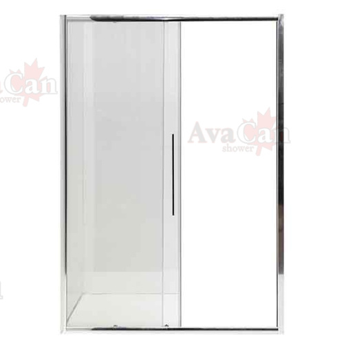 Душевая дверь AvaCan FC120 140х195 стекло прозрачное профиль хром глянцевый - фото 4