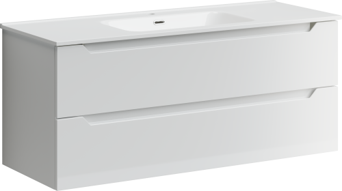 Тумба под раковину Sancos Norma 2.0 NR2.0120-1W 119х45х50 подвесная цвет белый - фото 2