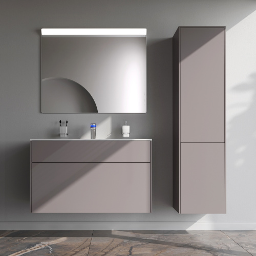 Тумба под раковину Am.Pm Inspire V2.0 M50AFHX1003EGM 101х49х60 подвесная цвет серый матовый - фото 5