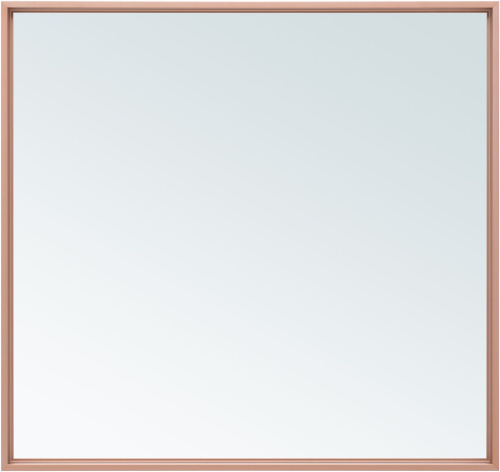 Зеркало в ванную Allen Brau Liberty 1.330015.60 90х85 цвет медь - фото 2