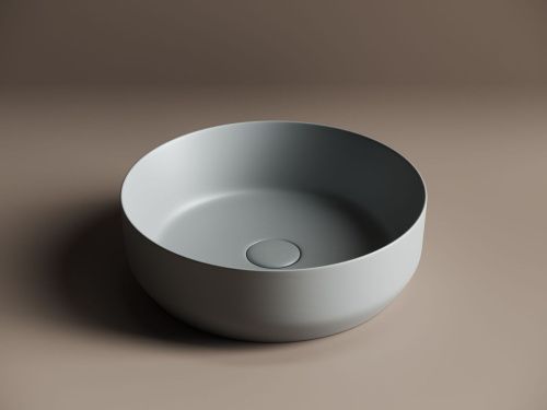 Раковина из сантехнического фарфора Ceramica Nova ELEMENT CN6022MH 40х40 накладная цвет черный без отверстий под смеситель - фото 4