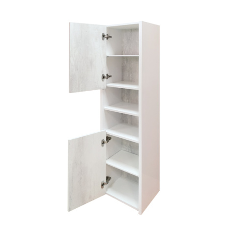 Шкаф-пенал Comforty Женева 00004137139CF 35х30х160 напольный цвет дуб белый - фото 5