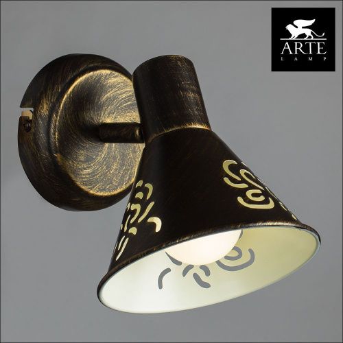 Спот Arte Lamp Cono (Цоно) A5218AP-1BR - фото 3