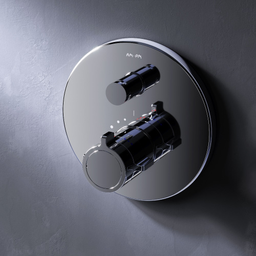 Смеситель для душа Am.Pm X-Joy F85A45600 встраиваемый в стену хром с термостатом