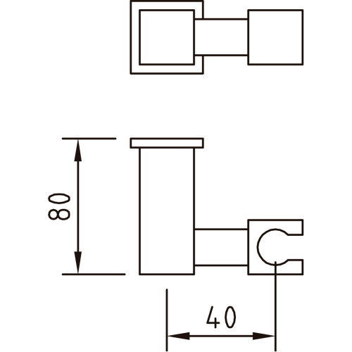 Держатель для душа Clever SAONA   96413 - фото 2