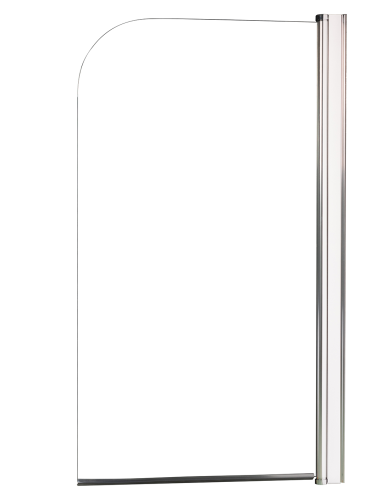 Душевая шторка на ванну River BAIKAL 10000001616 75х130 стекло прозрачное профиль хром глянцевый ориентация универсальная - фото 3