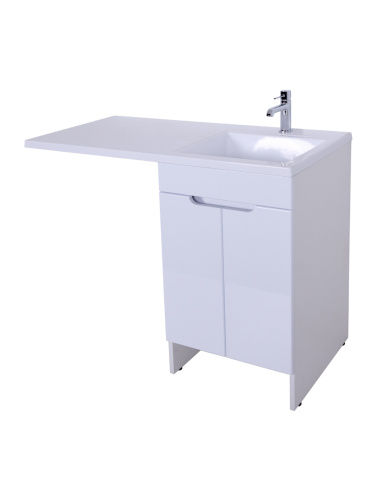 Тумба с раковиной Orange Kandy OPKD-120TUW+RAR 120х48х91 цвет белый - фото 4