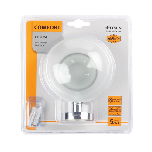 Мыльница Fixsen Comfort chrome FX-85008 - фото 2