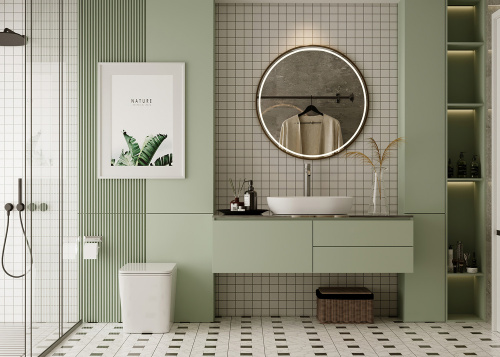 Унитаз приставной Abber Rechteck AC1211 белый с сиденьем микролифт безободковый каскадный смыв - фото 3