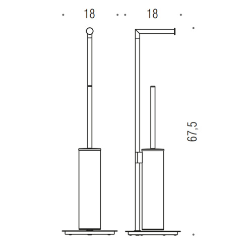 Стойка Colombo Mini B4018.HPS1 - фото 2