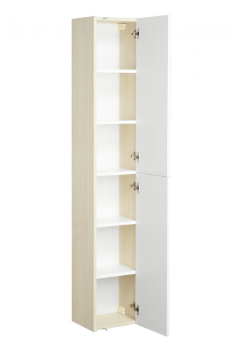 Шкаф-пенал Aquaton Йорк 1A171203YOAV0 30х23х160 подвесной цвет белый - фото 2