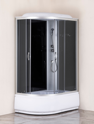 Душевая кабина Taliente TA-12080G(R) 120х80 асимметричная с крышей ориентация правая - фото 2