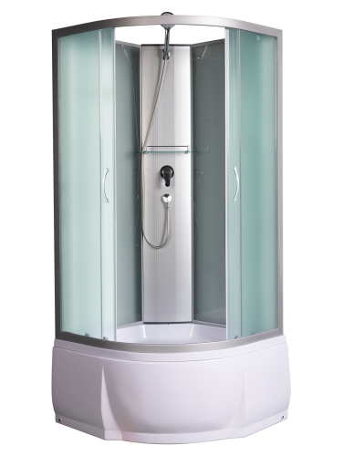 Душевая кабина River NARA Б/К 80/43 MT (10000000837) 80х80 четверть круга без крыши ориентация универсальная - фото 3