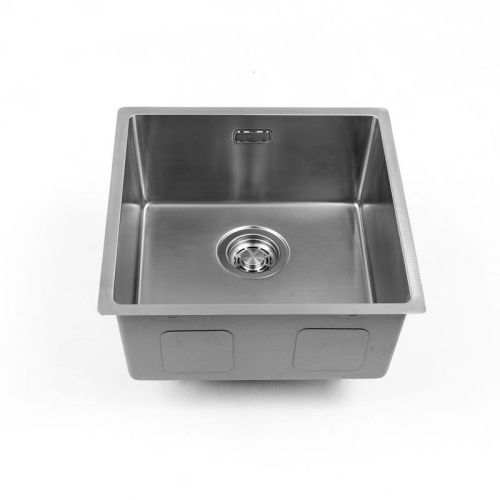 Кухонная мойка Grandex Aqua 501135 44х44 цвет сатин поверхность матовая - фото 2