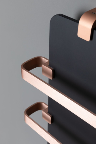 Полотенцесушитель Allen Brau Infinity 00325631 44х120 электрический черный - фото 3