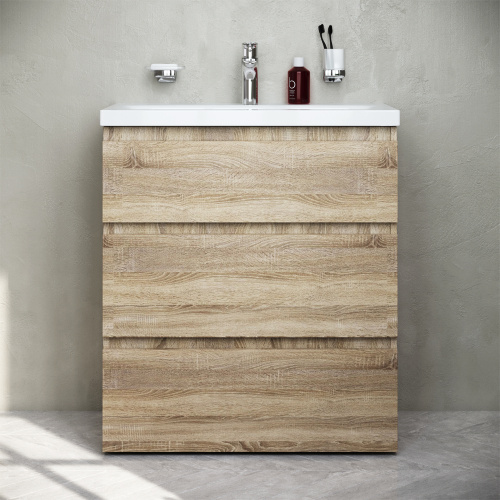 Тумба под раковину Am.Pm Gem S M91FSX0752OF 75х43х81 напольная цвет светлый дуб