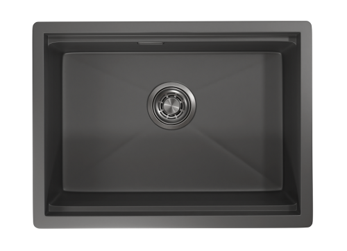 Кухонная мойка Granula Kitchen Space 6045U, ГРАФИТ МАТОВЫЙ 60х45 цвет графит матовый поверхность матовая - фото 3