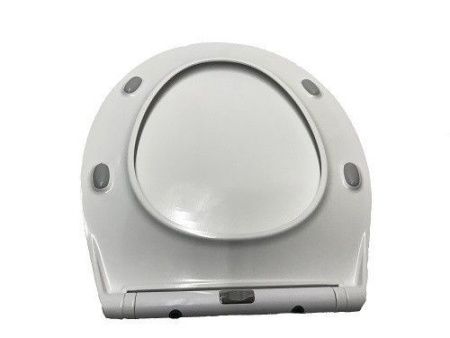Унитаз подвесной CeramaLux CL2101 белый с сиденьем микролифт безободковый каскадный смыв