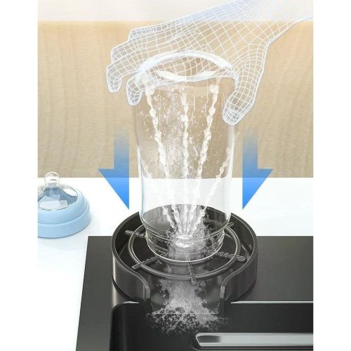 Кухонная мойка Savol S-SC003Q 75х46 цвет графит поверхность матовая - фото 5