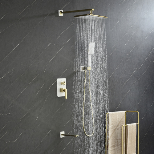 Душевая система LeMark Mista LM6422WG встраиваемая в стену - фото 2