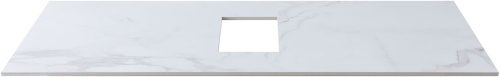 Столешница Allen Brau Priority 1.31012.M 116х41 накладная цвет белый - фото 3