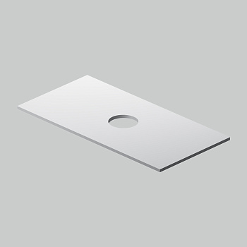 Столешница Am.Pm Func M8FST1000WM 100х50 накладная цвет белый