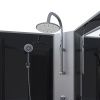 Душевая кабина Niagara Classic 25091434BKT 100х100 четверть круга без крыши ориентация универсальная