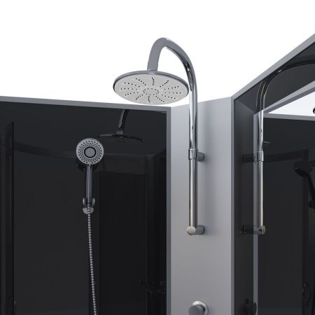 Душевая кабина Niagara Classic 25091434BKT 100х100 четверть круга без крыши ориентация универсальная