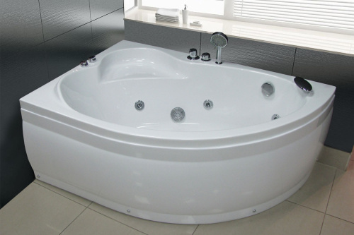 Ванна акриловая Royal Bath ALPINE RB819102L 170х100 пристенная асимметричная без каркаса - фото 2
